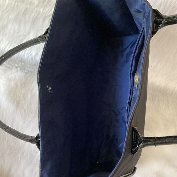 Cheetah Print Tote Bag Animal Print Black and Tan - Picture 5 of 5